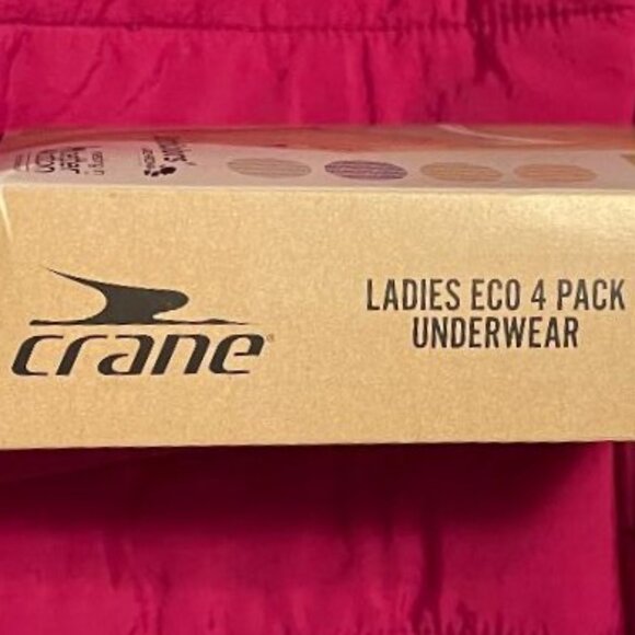 BRAND NEW ~ CRANE ~ 4 PACK ~ LADIES ECO BIKINI UNDERWEAR UNDIES ~ SIZE L / LARGE - Picture 8 of 16